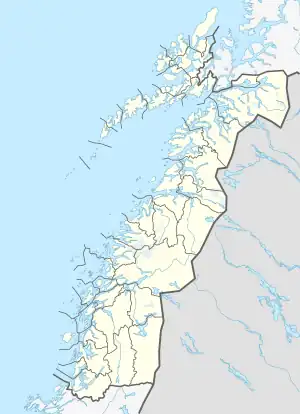Musken is located in Nordland