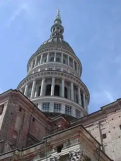 The cupola of the Basilica of San Gaudenzio, symbol of Novara, is 121&nbsp;m (397&nbsp;ft) high.