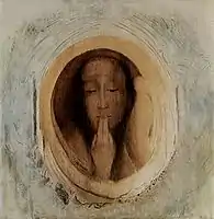 Odilon Redon, Le Silence, 1900, pastel, 54.6 × 54&nbsp;cm, Museum of Modern Art, New York