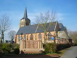 The church in Oudezeele
