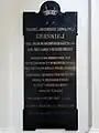 Plaque commemorating Polish duchess, social and charity activist, Paulina Górska née Krasińska (1816-1893)