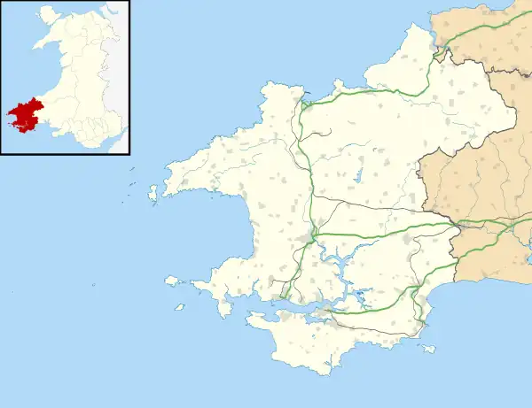 Caerfarchell is located in Pembrokeshire