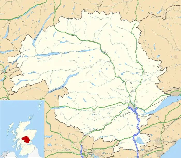 Forteviot is located in Perth and Kinross