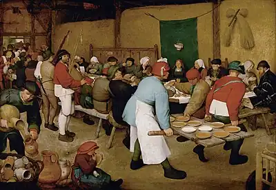 The Peasant Wedding – Pieter Brueghel the Elder