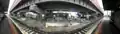 Horizontal Panoramic of Platform 1 Narre Warren railway station facing towards Fountain Gate during the Victoria's Big Build's Level Crossing Removal Project.