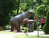 Near a preschool named after him in the Ochota district of Warsaw