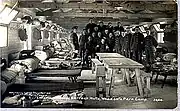 Interior view of barracks