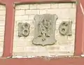 Poultry or Fowl House at Leighton Hall. Date stone on central gable