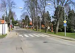 Květnového povstání street in Benice