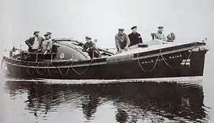 The Liverpool-class motor lifeboat RNLB&nbsp;Cecil Paine&nbsp;(ON 850) on station between 1945 and 1965.