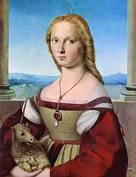 Raphael's Young Woman with Unicorn, c.&nbsp;1506