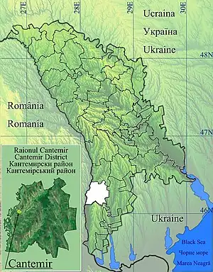 Capaclia is located in Cantemir