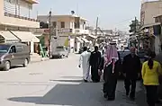 People in the city center
