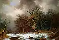 Faggot Gatherers in Winter Landscape (Unknown)