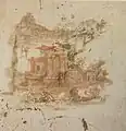 Landscape fresco Room 9 South Wall Middle Zone