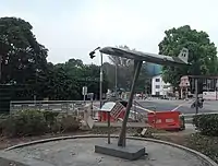 Royal Air Force Changi memorial in Changi Village, built in 2010 to commemorate service of RAF air base and Far East Air Force Headquarters (1946-1971)