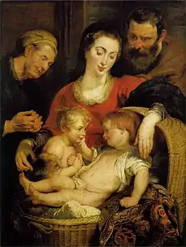 Peter Paul RubensMadonna of the Basket. 114 × 80&nbsp;cm.