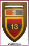 SADF 82 Mechanised Brigade 13 Field Engineer Flash