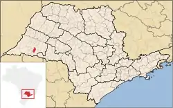Location in São Paulo state