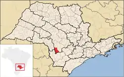 Location in São Paulo state