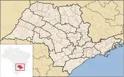 Location in São Paulo state