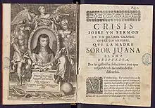 Image 31Portrait and book by Sor Juana Inés de la Cruz, Baroque poet and writer. (from Culture of Mexico)