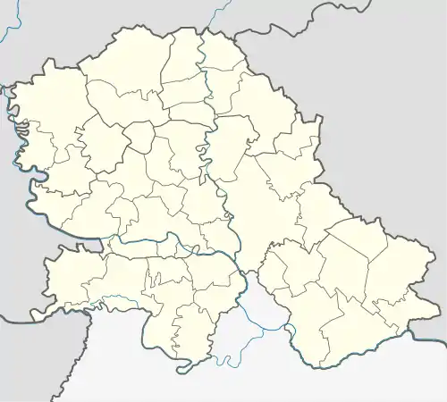Vladimirovac is located in Vojvodina