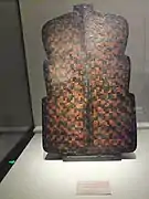 Warring States shield (94.2&nbsp;cm tall, 60&nbsp;cm wide, 0.3&nbsp;cm thick)