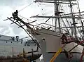 Shipyard workers at work, Cape Town - South Africa