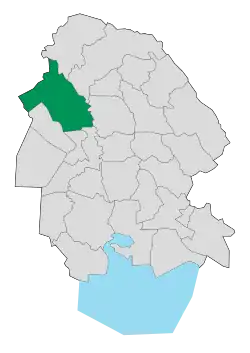 Location of Shush County in&nbsp;Khuzestan&nbsp;province