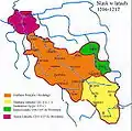 1206-1217&nbsp;&nbsp;Henry I&nbsp;&nbsp;Władysław Odonic&nbsp;&nbsp;Lubusz Land&nbsp;&nbsp;Mieszko I,&nbsp;&nbsp;&nbsp;&nbsp;&nbsp;&nbsp;&nbsp;1211: Casimir I