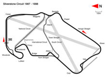 Silverstone Circuit in its 1997 configuration