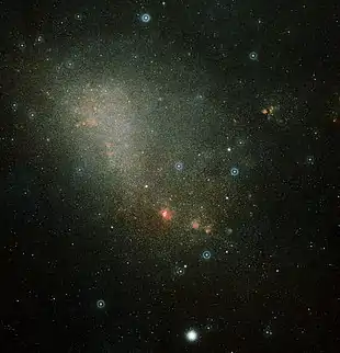  Small Magellanic Cloud false colour image