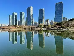 The six Central Park Towers