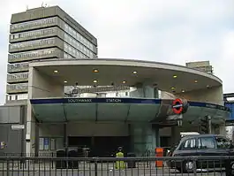 Entrance to Southwark tube station