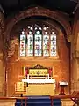 The sanctuary, high altar and east window