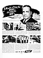 Advertisement for Monel with a portrait of Otto.&nbsp;K.&nbsp;Eitel, 1937.