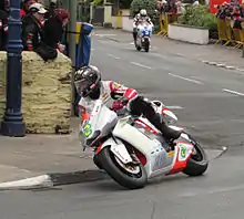 2012 Isle of Man TT&nbsp; TT Zero - (2) Mark Miller Motoczysz E1pc followed by (3) John McGuinness MUGEN Shinden in a race won by Michael Rutter Motoczysz Elpc 6 June 2012 .