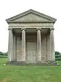 South-east facade with portico