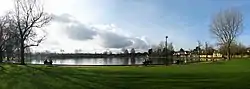 Lake and parkland at the Lough