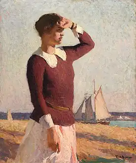 Frank Benson, The Watcher, 1921