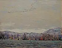 Wild Geese: Sketch for "Chill November", Fall 1916. Sketch. Museum London, London