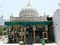 Dargah of Sufi saint, Qutbuddin Bakhtiar Kaki, beyond  Rajon Ki Baoli.