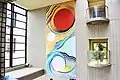 Toshiyuki Tanaka, 1988, Shining Sea, mosaic mural, Shunan City Tokuyama Health Center