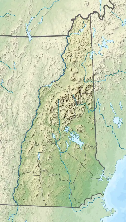 Mount Washington is located in New Hampshire