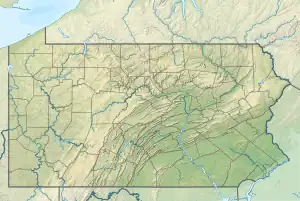 Lake Monongahela is located in Pennsylvania