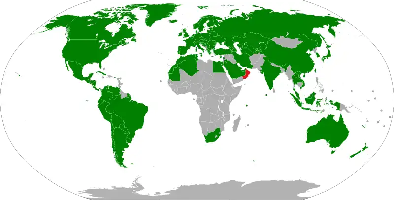 Image 14Visa policy of Oman Oman Visa-free Visa required (from Tourism in Oman)