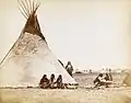William S. Soule - Arapaho camp