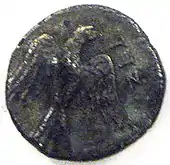 Image 8Obverse of Yehud silver coin (from History of Israel)