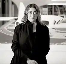 Image 8Zaha Hadid was an Iraqi architect, artist and designer, recognised as a major figure in architecture of the late 20th and early 21st centuries. She is known for being influenced by Sumerian ancient cities.  (from Culture of Iraq)